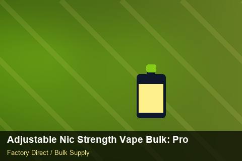 Adjustable Nic Strength Vape Bulk — Adjustable Nic Strength Vape Bulk: Procurement Strategy — Flavour Selection photo 1