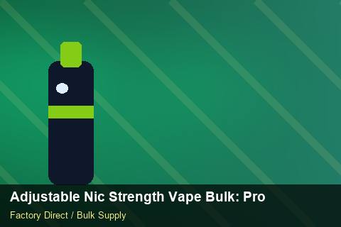 Adjustable Nic Strength Vape Bulk — Adjustable Nic Strength Vape Bulk: Procurement Strategy — Flavour Selection photo 2
