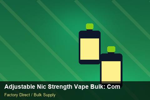 Adjustable Nic Strength Vape Bulk — Adjustable Nic Strength Vape Bulk: Compliance Standards — Flavour Selection photo 2