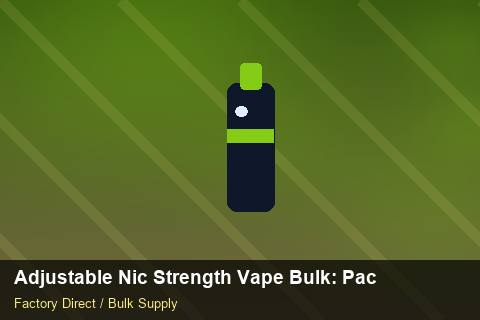 Adjustable Nic Strength Vape Bulk — Adjustable Nic Strength Vape Bulk: Packaging Standards — Flavour Selection photo 2