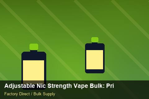 Adjustable Nic Strength Vape Bulk — Adjustable Nic Strength Vape Bulk: Private Label Options — Flavour Selection photo 2