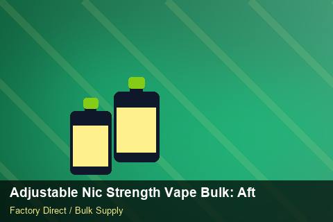 Adjustable Nic Strength Vape Bulk — Adjustable Nic Strength Vape Bulk: After-Sales Support — Flavour Selection photo 2