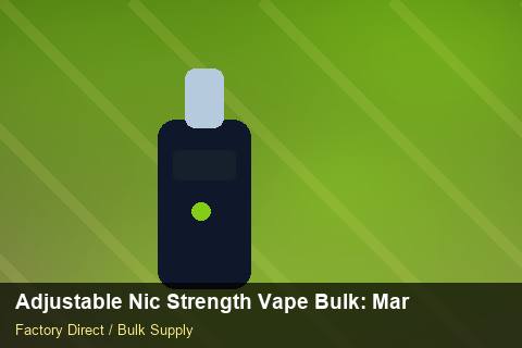 Adjustable Nic Strength Vape Bulk — Adjustable Nic Strength Vape Bulk: Market Trends 2026 — Flavour Selection photo 2