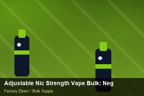 Adjustable Nic Strength Vape Bulk — Adjustable Nic Strength Vape Bulk: Negotiation Tips — Flavour Selection photo 1