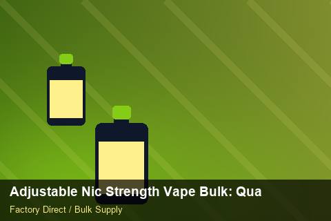Adjustable Nic Strength Vape Bulk — Adjustable Nic Strength Vape Bulk: Quality Control Process — Flavour Selection photo 2