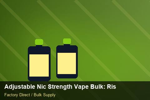Adjustable Nic Strength Vape Bulk — Adjustable Nic Strength Vape Bulk: Risk Management — Flavour Selection photo 2