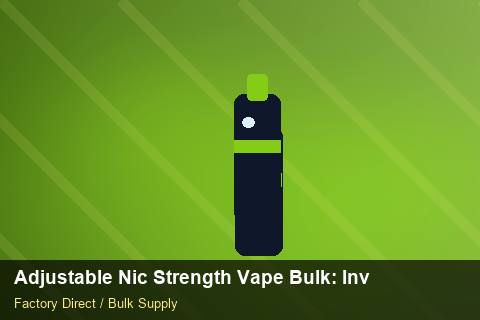 Adjustable Nic Strength Vape Bulk — Adjustable Nic Strength Vape Bulk: Inventory Management — Flavour Selection photo 1