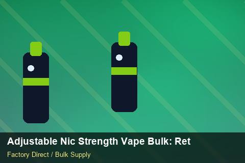 Adjustable Nic Strength Vape Bulk — Adjustable Nic Strength Vape Bulk: Returns & Warranty — Flavour Selection photo 1