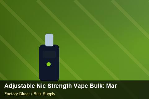 Adjustable Nic Strength Vape Bulk — Adjustable Nic Strength Vape Bulk: Margin Calculator — Flavour Selection photo 2