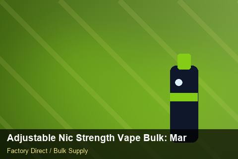 Adjustable Nic Strength Vape Bulk — Adjustable Nic Strength Vape Bulk: Market Comparison — Flavour Selection photo 2