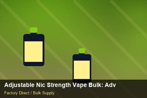 Adjustable Nic Strength Vape Bulk — Adjustable Nic Strength Vape Bulk: Advanced Sourcing — Flavour Selection photo 2