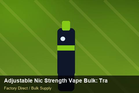 Adjustable Nic Strength Vape Bulk — Adjustable Nic Strength Vape Bulk: Trade Terms — Flavour Selection photo 2