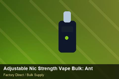 Adjustable Nic Strength Vape Bulk — Adjustable Nic Strength Vape Bulk: Anti-Counterfeit Measures — Flavour Selection photo 1