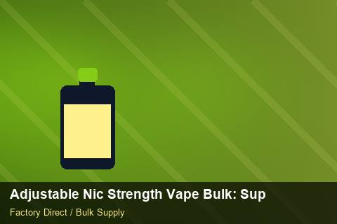 Adjustable Nic Strength Vape Bulk — Adjustable Nic Strength Vape Bulk: Supplier Vetting — Flavour Selection photo 2