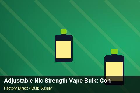 Adjustable Nic Strength Vape Bulk — Adjustable Nic Strength Vape Bulk: Contract Essentials — Flavour Selection photo 2
