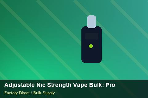 Adjustable Nic Strength Vape Bulk — Adjustable Nic Strength Vape Bulk: Product Launch Playbook — Flavour Selection photo 1