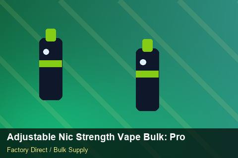 Adjustable Nic Strength Vape Bulk — Adjustable Nic Strength Vape Bulk: Procurement Strategy — Battery Specs photo 2
