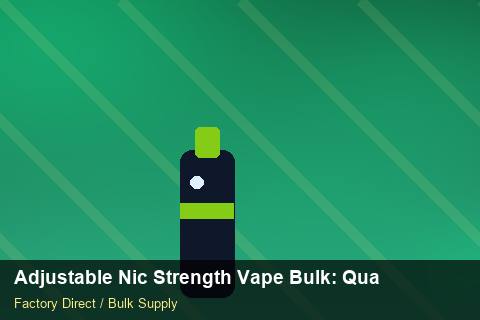 Adjustable Nic Strength Vape Bulk — Adjustable Nic Strength Vape Bulk: Quality Control Process — Battery Specs photo 1