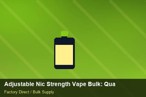 Adjustable Nic Strength Vape Bulk — Adjustable Nic Strength Vape Bulk: Quality Control Process — Battery Specs photo 2