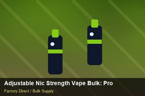 Adjustable Nic Strength Vape Bulk — Adjustable Nic Strength Vape Bulk: Production Capacity — Battery Specs photo 2