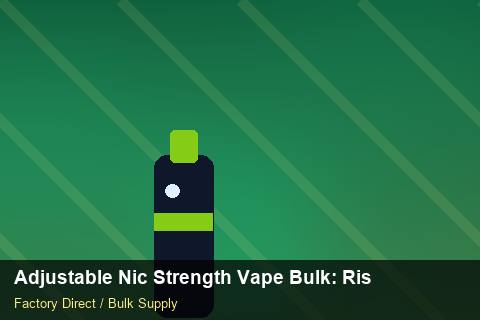 Adjustable Nic Strength Vape Bulk — Adjustable Nic Strength Vape Bulk: Risk Management — Battery Specs photo 1