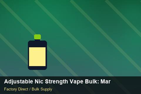 Adjustable Nic Strength Vape Bulk — Adjustable Nic Strength Vape Bulk: Margin Calculator — Battery Specs photo 1