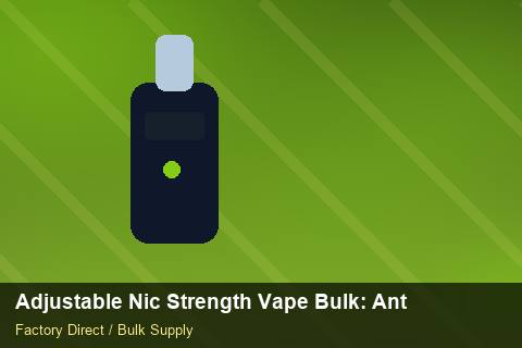 Adjustable Nic Strength Vape Bulk — Adjustable Nic Strength Vape Bulk: Anti-Counterfeit Measures — Battery Specs photo 1