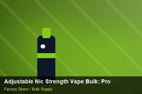 Adjustable Nic Strength Vape Bulk — Adjustable Nic Strength Vape Bulk: Product Launch Playbook — Battery Specs photo 2