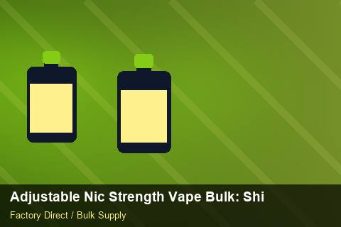 Adjustable Nic Strength Vape Bulk — Adjustable Nic Strength Vape Bulk: Shipping & Logistics — Coil Options photo 2