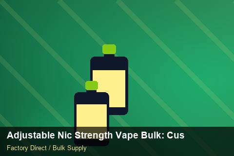 Adjustable Nic Strength Vape Bulk — Adjustable Nic Strength Vape Bulk: Customs Documentation — Coil Options photo 2