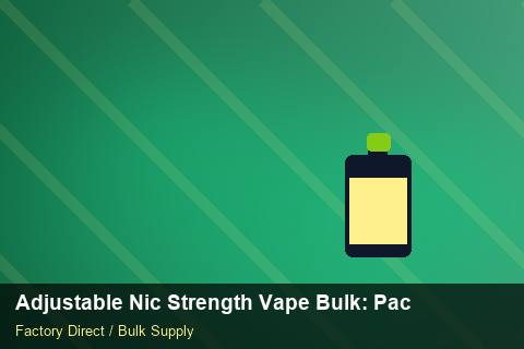 Adjustable Nic Strength Vape Bulk — Adjustable Nic Strength Vape Bulk: Packaging Standards — Coil Options photo 1