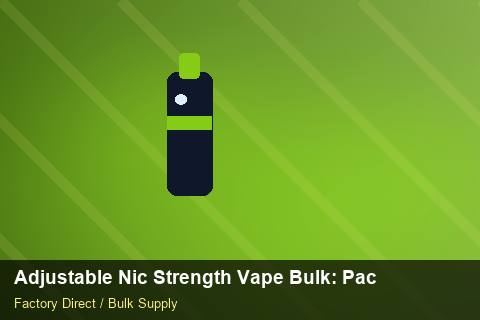 Adjustable Nic Strength Vape Bulk — Adjustable Nic Strength Vape Bulk: Packaging Standards — Coil Options photo 2