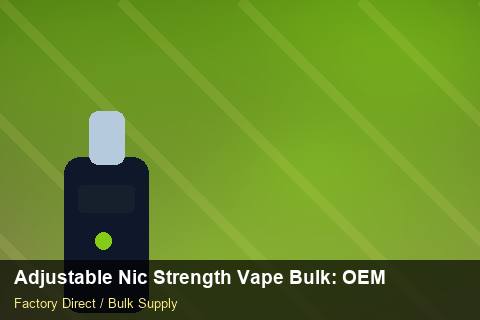 Adjustable Nic Strength Vape Bulk — Adjustable Nic Strength Vape Bulk: OEM & ODM Service — Coil Options photo 1