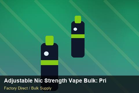 Adjustable Nic Strength Vape Bulk — Adjustable Nic Strength Vape Bulk: Private Label Options — Coil Options photo 1