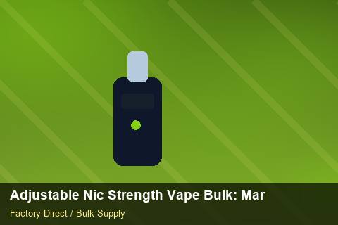 Adjustable Nic Strength Vape Bulk — Adjustable Nic Strength Vape Bulk: Market Trends 2026 — Coil Options photo 2