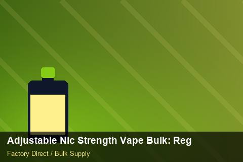 Adjustable Nic Strength Vape Bulk — Adjustable Nic Strength Vape Bulk: Regulatory Update — Coil Options photo 1