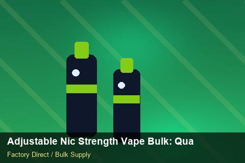 Adjustable Nic Strength Vape Bulk — Adjustable Nic Strength Vape Bulk: Quality Control Process — Coil Options photo 1