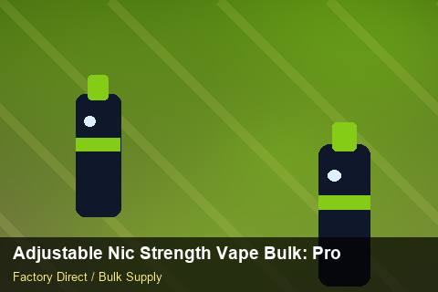 Adjustable Nic Strength Vape Bulk — Adjustable Nic Strength Vape Bulk: Production Capacity — Coil Options photo 2