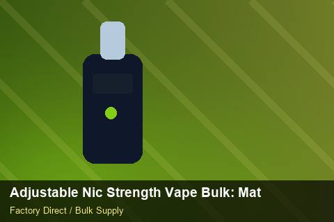 Adjustable Nic Strength Vape Bulk — Adjustable Nic Strength Vape Bulk: Material & Ingredients — Coil Options photo 2
