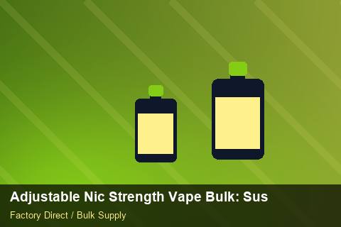 Adjustable Nic Strength Vape Bulk — Adjustable Nic Strength Vape Bulk: Sustainability — Coil Options photo 1