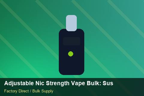 Adjustable Nic Strength Vape Bulk — Adjustable Nic Strength Vape Bulk: Sustainability — Coil Options photo 2