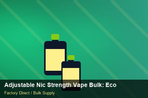 Adjustable Nic Strength Vape Bulk — Adjustable Nic Strength Vape Bulk: Eco-Friendly Materials — Coil Options photo 1