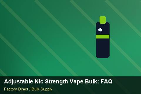 Adjustable Nic Strength Vape Bulk — Adjustable Nic Strength Vape Bulk: FAQ — Coil Options photo 2