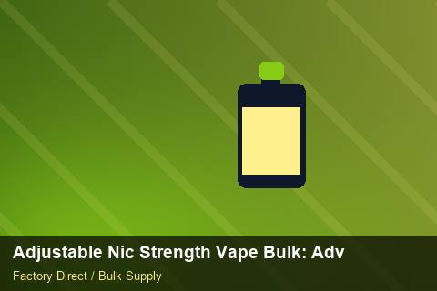 Adjustable Nic Strength Vape Bulk — Adjustable Nic Strength Vape Bulk: Advanced Sourcing — Coil Options photo 2
