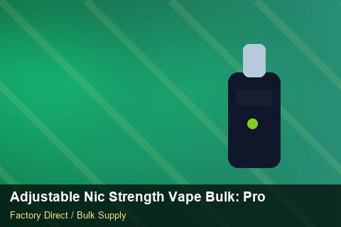 Adjustable Nic Strength Vape Bulk — Adjustable Nic Strength Vape Bulk: Procurement Checklist — Coil Options photo 2
