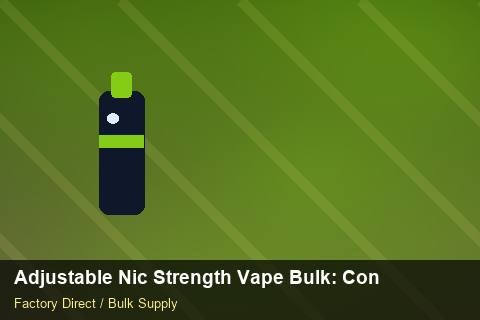 Adjustable Nic Strength Vape Bulk — Adjustable Nic Strength Vape Bulk: Contract Essentials — Coil Options photo 1