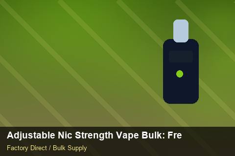 Adjustable Nic Strength Vape Bulk — Adjustable Nic Strength Vape Bulk: Freight Insurance — Coil Options photo 2