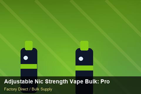 Adjustable Nic Strength Vape Bulk — Adjustable Nic Strength Vape Bulk: Product Launch Playbook — Coil Options photo 2