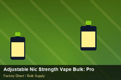 Adjustable Nic Strength Vape Bulk — Adjustable Nic Strength Vape Bulk: Procurement Strategy — Nicotine Strengths photo 1