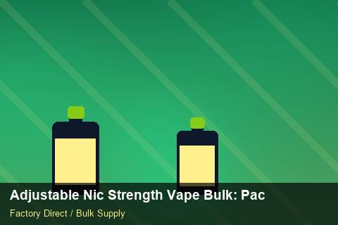 Adjustable Nic Strength Vape Bulk — Adjustable Nic Strength Vape Bulk: Packaging Standards — Nicotine Strengths photo 1